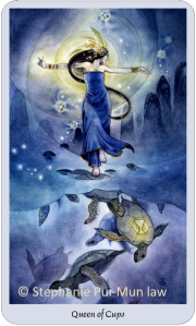 Shadowscapes Tarot, Queen of Cups, Stephanie Pui-Mun Law